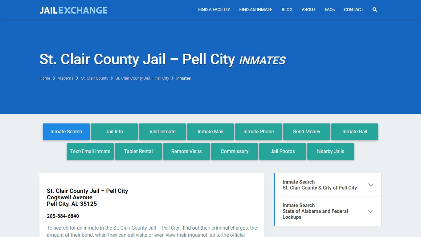 St. Clair County Inmate Search | Arrests & Mugshots | AL - JAIL EXCHANGE